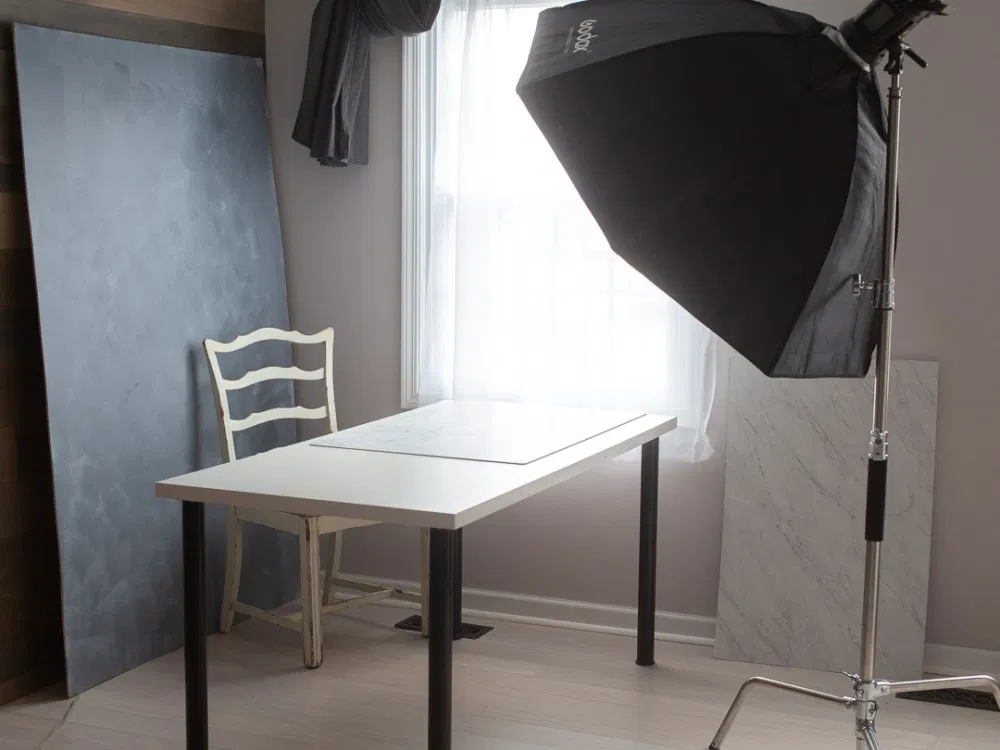 Godox AD400 Pro studio light with a 47-inch octagonal softbox - by Frenchly Photography