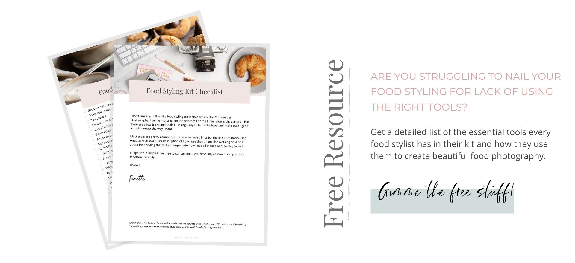 Stunning food photography styling starts with a story! Follow my 6 easy steps to get tantalizingly good images, every time you shoot. And while you’re at it, snag my food styling checklist to make sure you have all the right tools to create beautiful food photography.