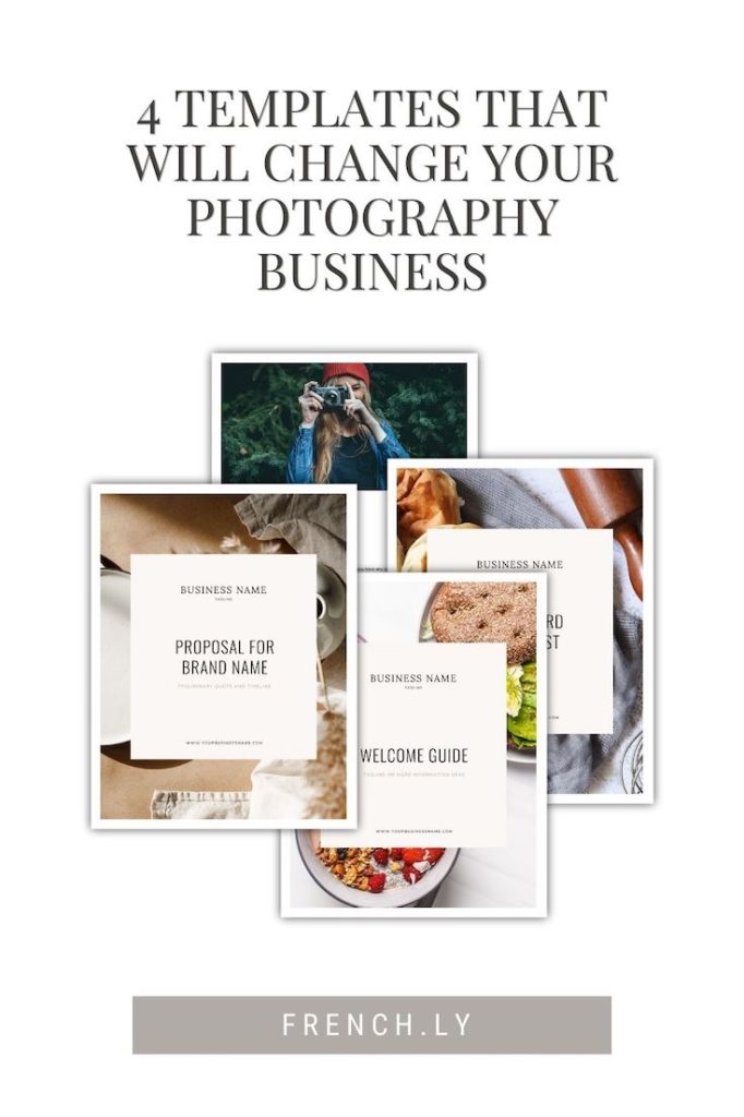 4 Templates That Will Change Your Photography Business